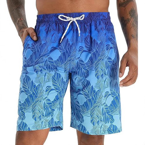 Digital print on all sides casual quick-drying beach shorts for men's summer wear for couples with pockets beach pants