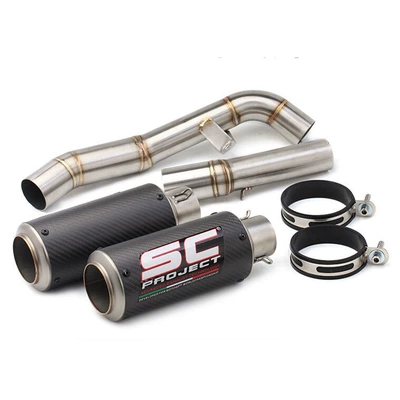 Motorcycle exhaust pipe, section of the motorcycle - i-2007-2009