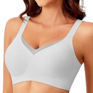 Cross-Border Exclusive Popular Wireless Bra Seamless Underwear European and American Version Plus Size Comfortable Outerwear Comfortable Restraint Bra
