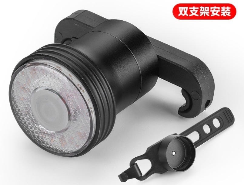 Bicicleta transfronteriza inteligente freno luz trasera inducción bicicleta de montaña luz USB carga carretera bicicleta noche montar luz trasera montar