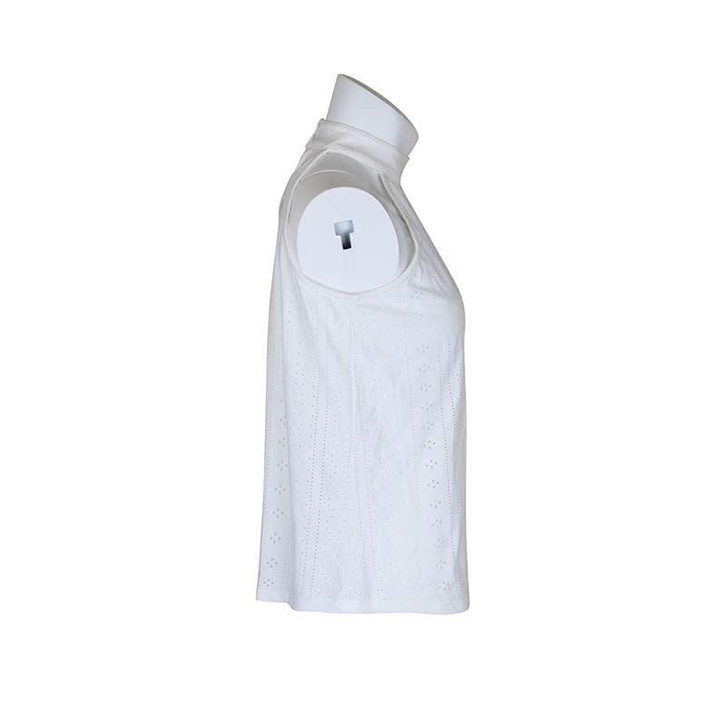 Camicie senza maniche con scollo all'americana e gilet in tinta unita_voghion.com