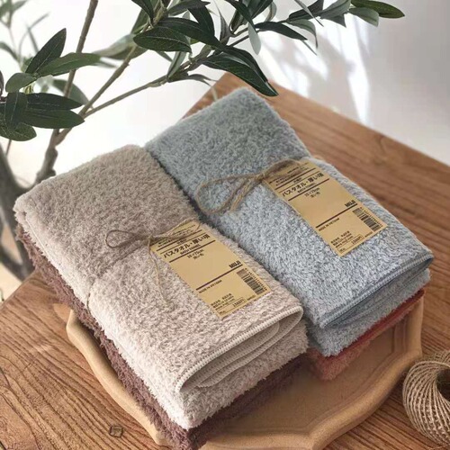 Japanese unprinted towels, absorbent towels, bath towels, Japanese style towels, good solid color bath towels, household bath towels, cross-border supply