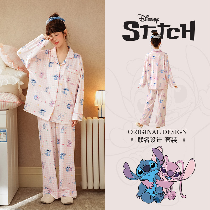 [Beneficios de liquidación] Runma Pijamas Primavera y otoño Mujeres de manga corta Verano Algodón Coral Velvet Hombres Manga larga Seda Pareja Invierno