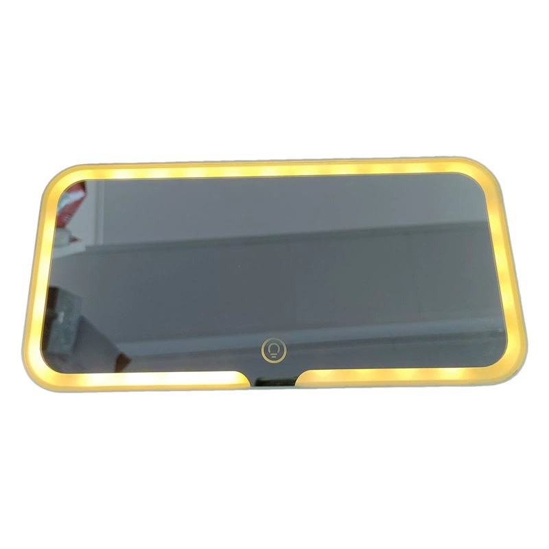 Трансграничные светодиодные зеркала для макияжа трехцветные световые ленточные световые зеркала Косметические зеркала Бесполярные затемненные зеркала для макияжа автомобильное зеркало