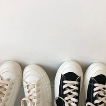 Opening韩国复古港风小白鞋ins韩版潮流百搭女帆布鞋草莓板鞋