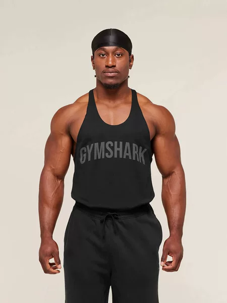Gymshark New Men's Slim-Fit Sports Casual Running Fitness Basketball Quick-Drying Elastic Sleeveless Vest