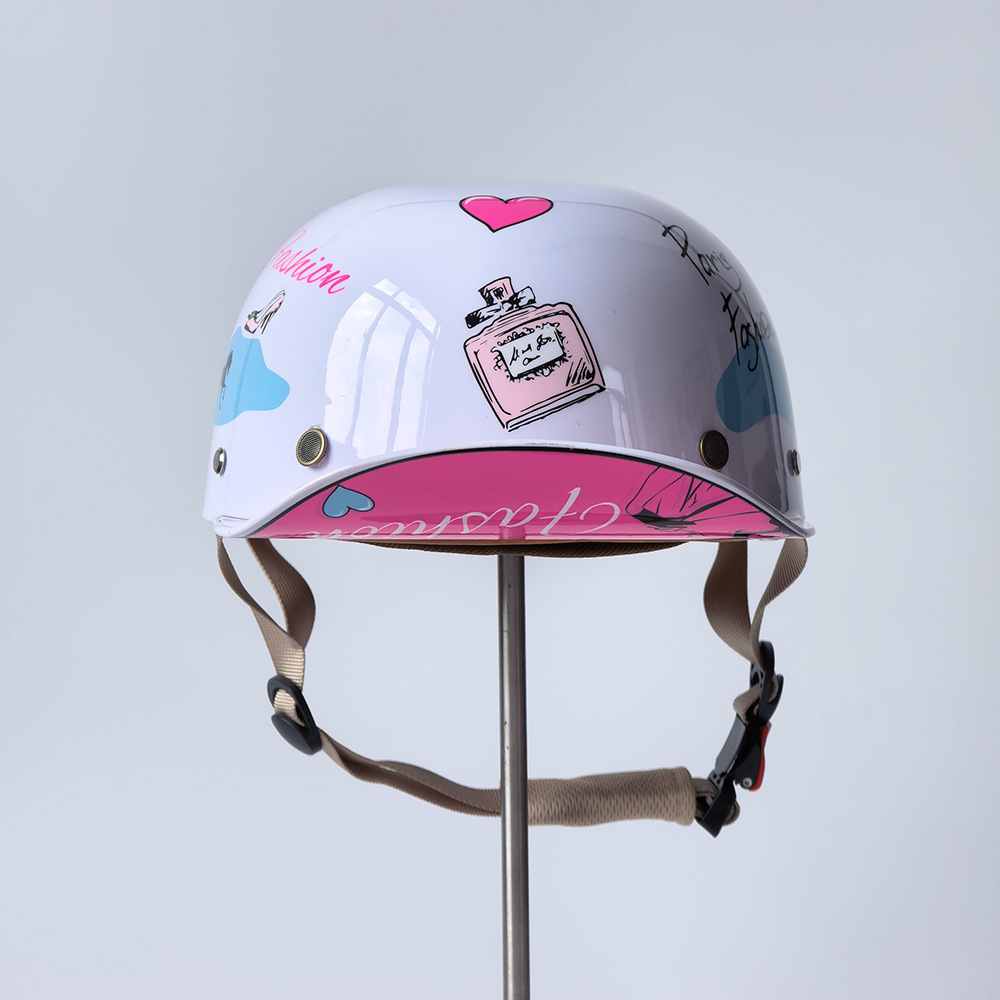 Motorcycle helmet, electric vehicle helmet, riding safety helmet, unisex half helmet 305