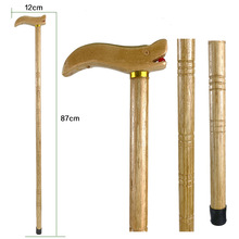 热卖金刚木龙头拐杖 实木木质拐杖 老年人木头拐杖地摊源货批发