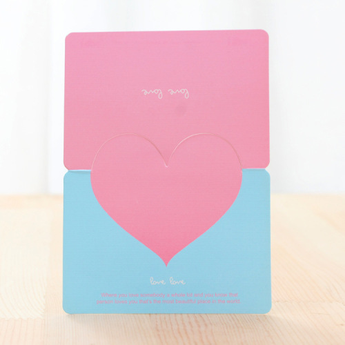 Creative Universal Love Greeting Cards Valentine's Day Blessings Small Cards Birthday Greeting Cards Small Gift Cards Postcards Wholesale