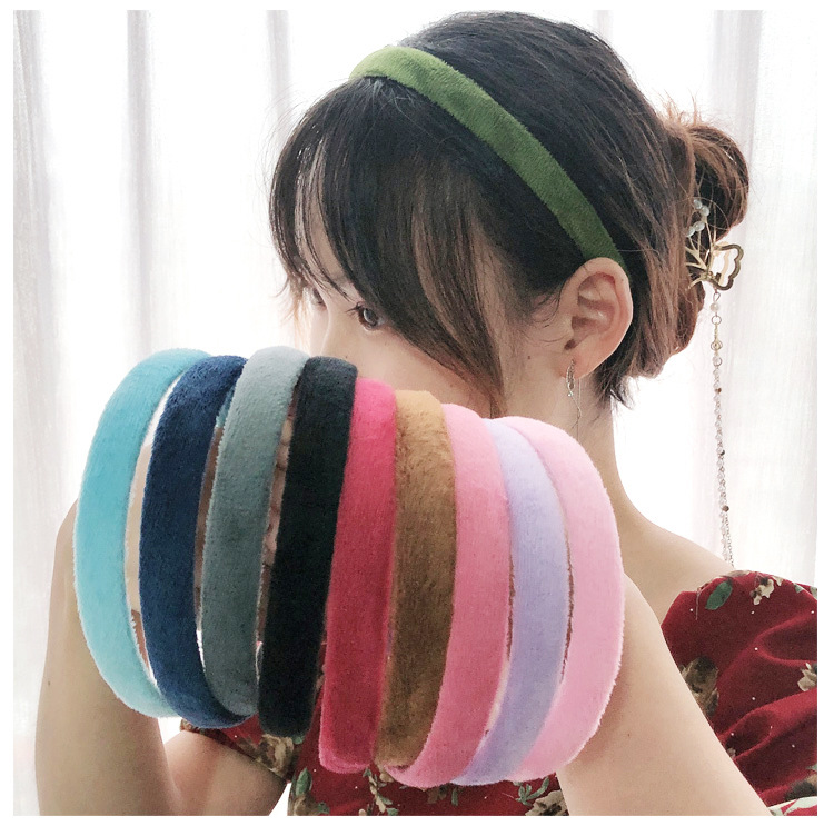 Simple Style Plaid Cloth Hair Band 1 Piece display picture 4