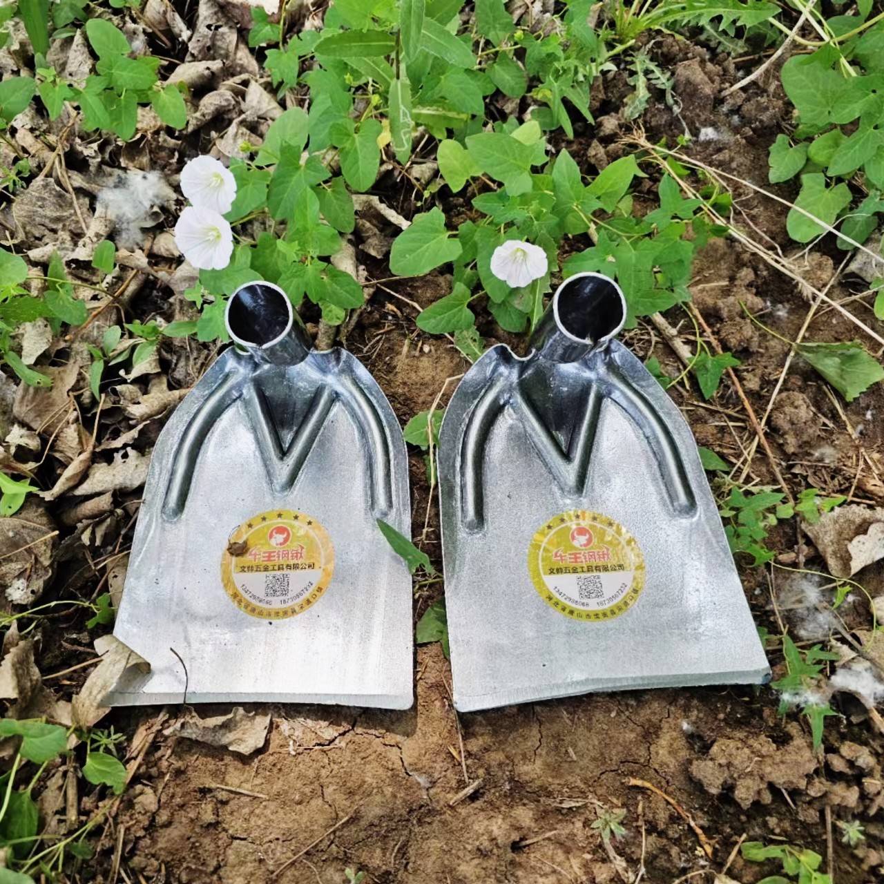 牛王钢锄锰钢淬火钢锹铲子农用神器园林五金工具厂家货源