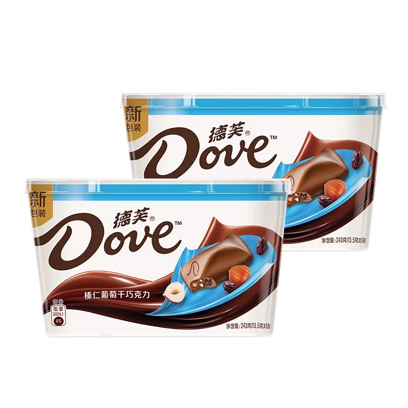 Подарочная коробка шоколада (Dove) ассорти — 224 г шелковистого молочного и наборы разных размеров