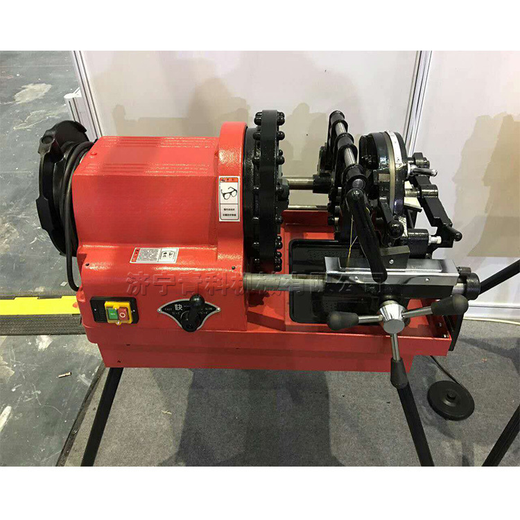自来水管安装切管车丝机钢管切断倒角车丝一体机 便携电动套丝机