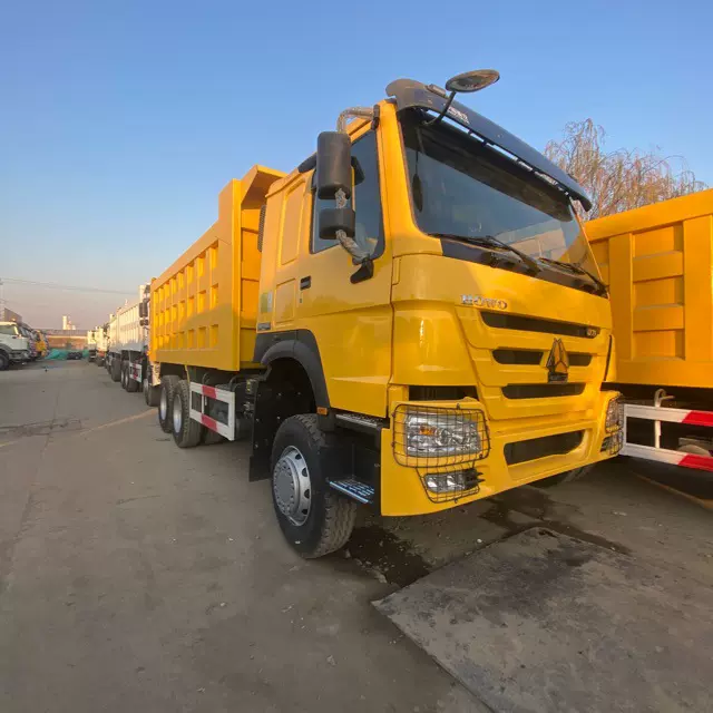 右驾驶舱渣土运输车 371马力350马力重型货车翻斗车 二手8.6米土