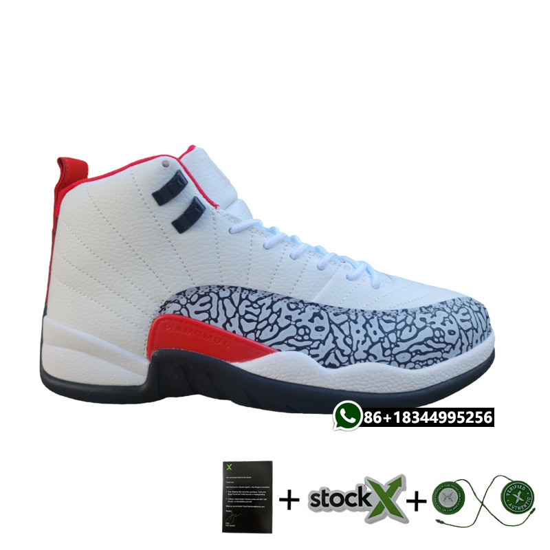 Zapatillas de Baloncesto para Hombre 12S Talla 40-47.5 de Cuero y Goma con Amortiguación para Baloncesto