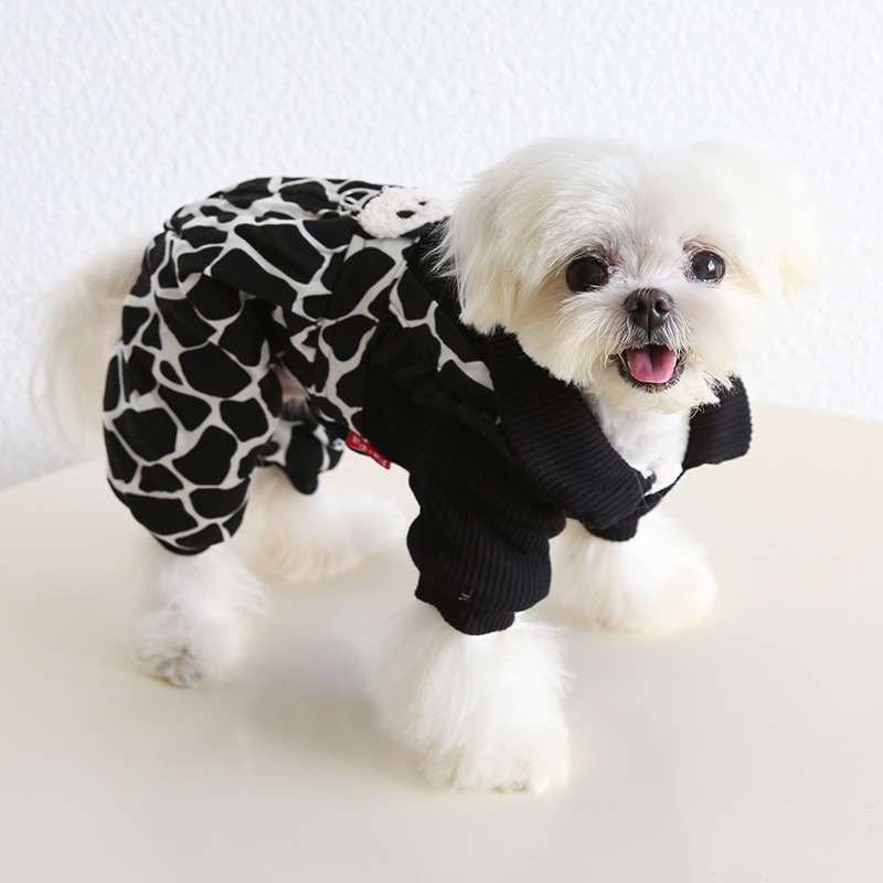 Petstyle 奶牛熊猫情侣装 2025秋冬新款 狗狗猫咪服装宠物狗衣服|undefined