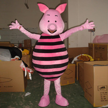 麦兜猪猪 猪服装衣服 小猪毛绒玩具 卡通服装三顺猪粉红猪
