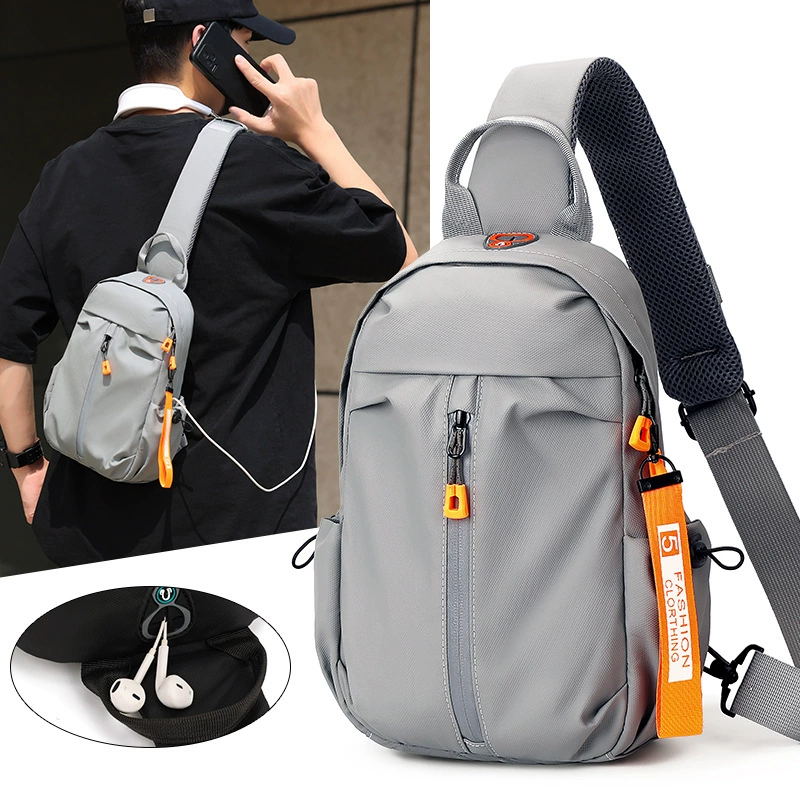 Сумка на груди мужская сумка через плечо студенческая сумка на одно плечо мужская сумка повседневная мода многофункциональная сумка на груди косая сумка портативная