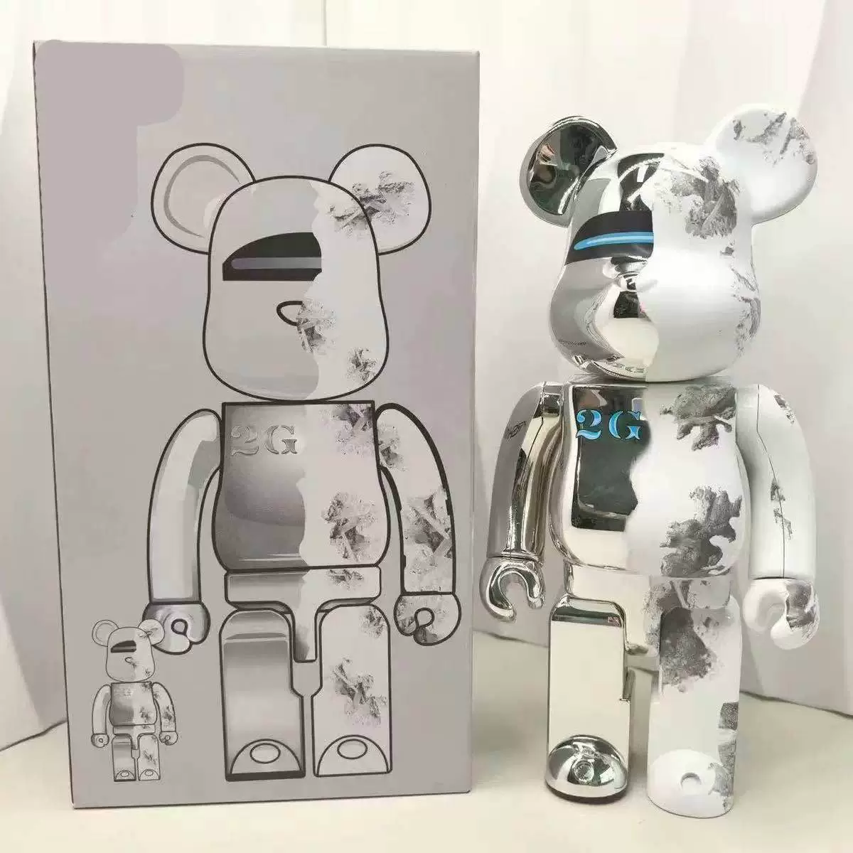 Bearbrick 400% Violent Xiong Fan Gogh — фигура «Подсолнух», кролик, звезда, луна, поверхностный трендовый дизайн