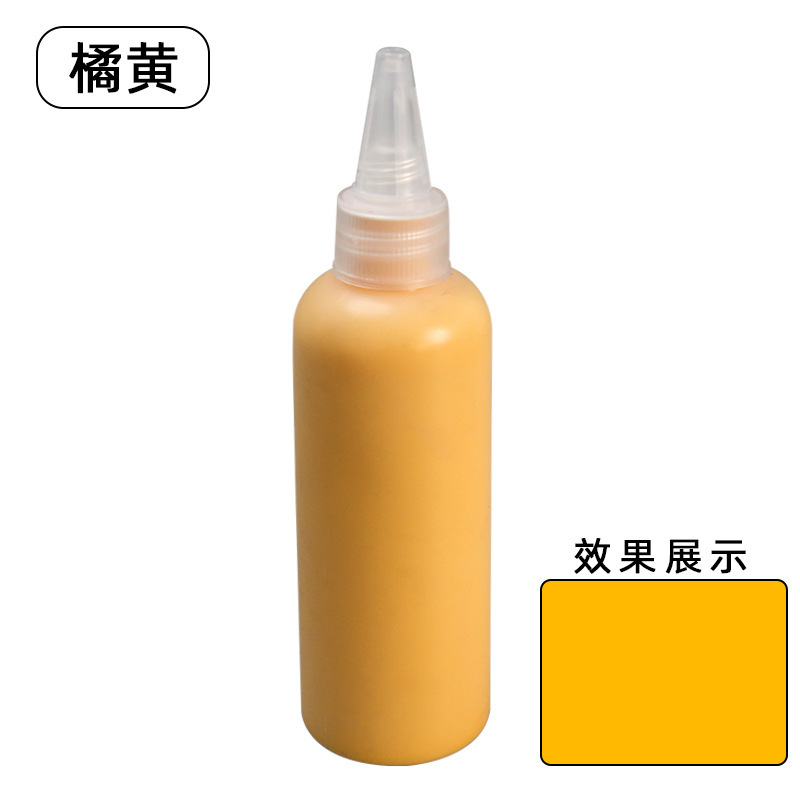 アクリル絵の具100ml子供の手涂りスクエア落书きdiy石膏人形涂りアクリル絵の具セット卸売|undefined
