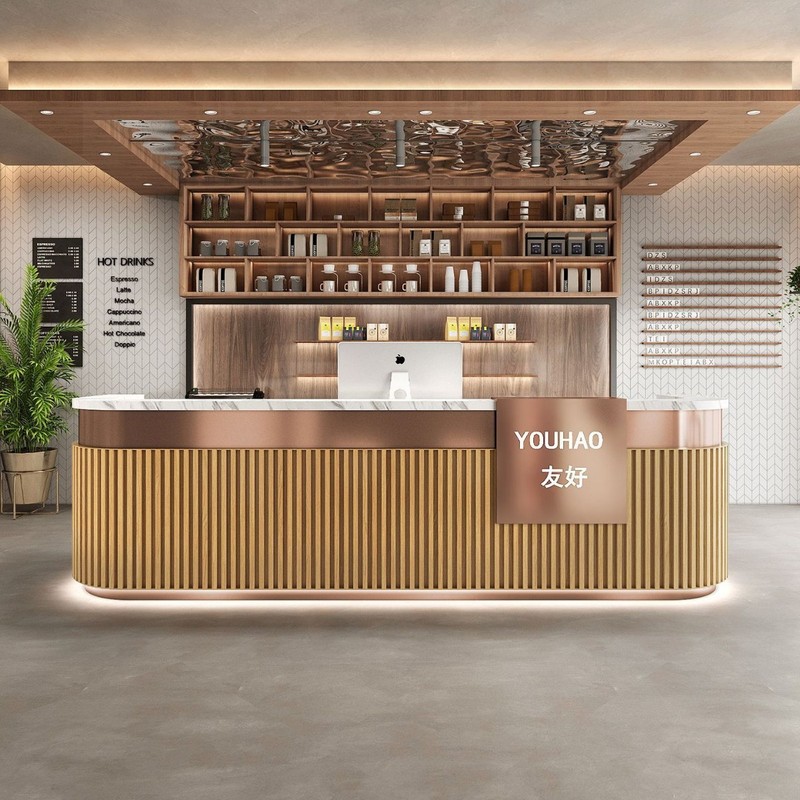 咖啡店酒吧收银台蛋糕店奶茶店餐厅前台健身房瑜伽馆接待台吧台|undefined