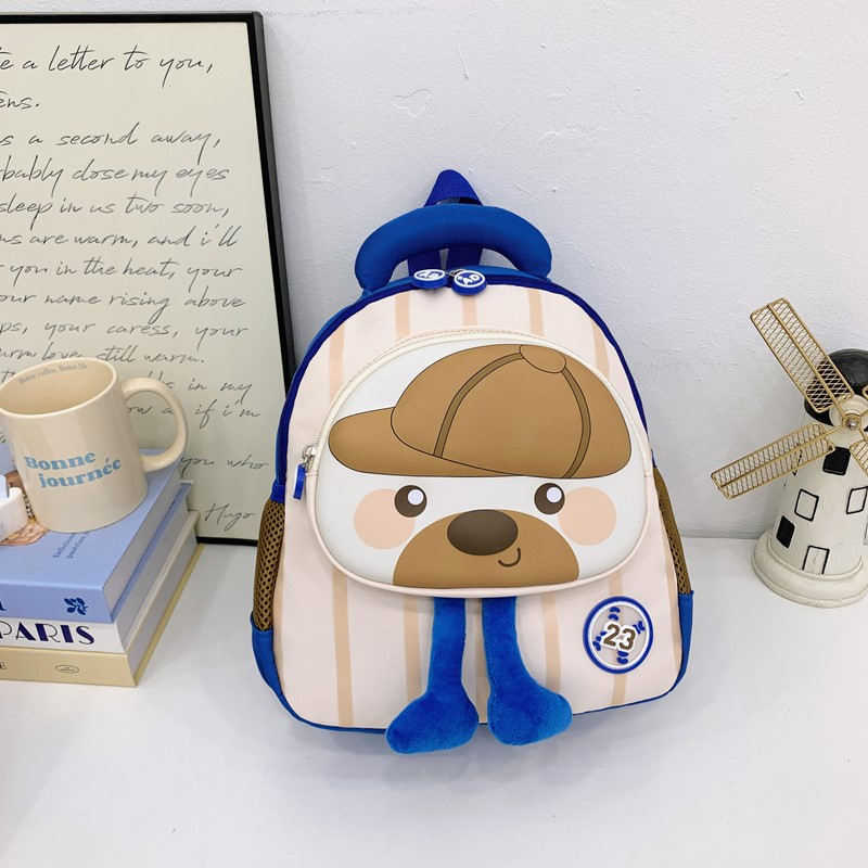 Nueva mochila de jardín de infantes, mochila encantadora para niños y niñas, mochila de dibujos animados de gran capacidad, mochila de clase media y grande