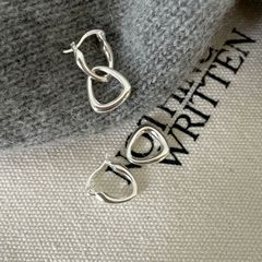 范智喬 歐美跨境韓國清新S925純銀INS簡約耳圈耳扣個性耳釘