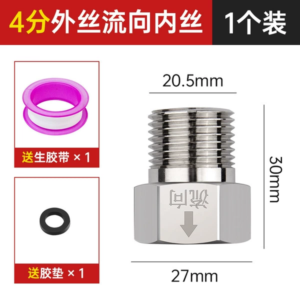 Stainless steel [outer wire flows to inner wire]