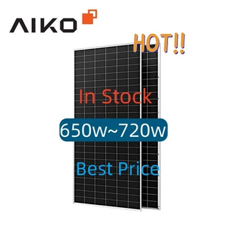Aiko STELLAR 670W 3N+72 Dual-Glass Solar Panel爱旭太阳能组件
