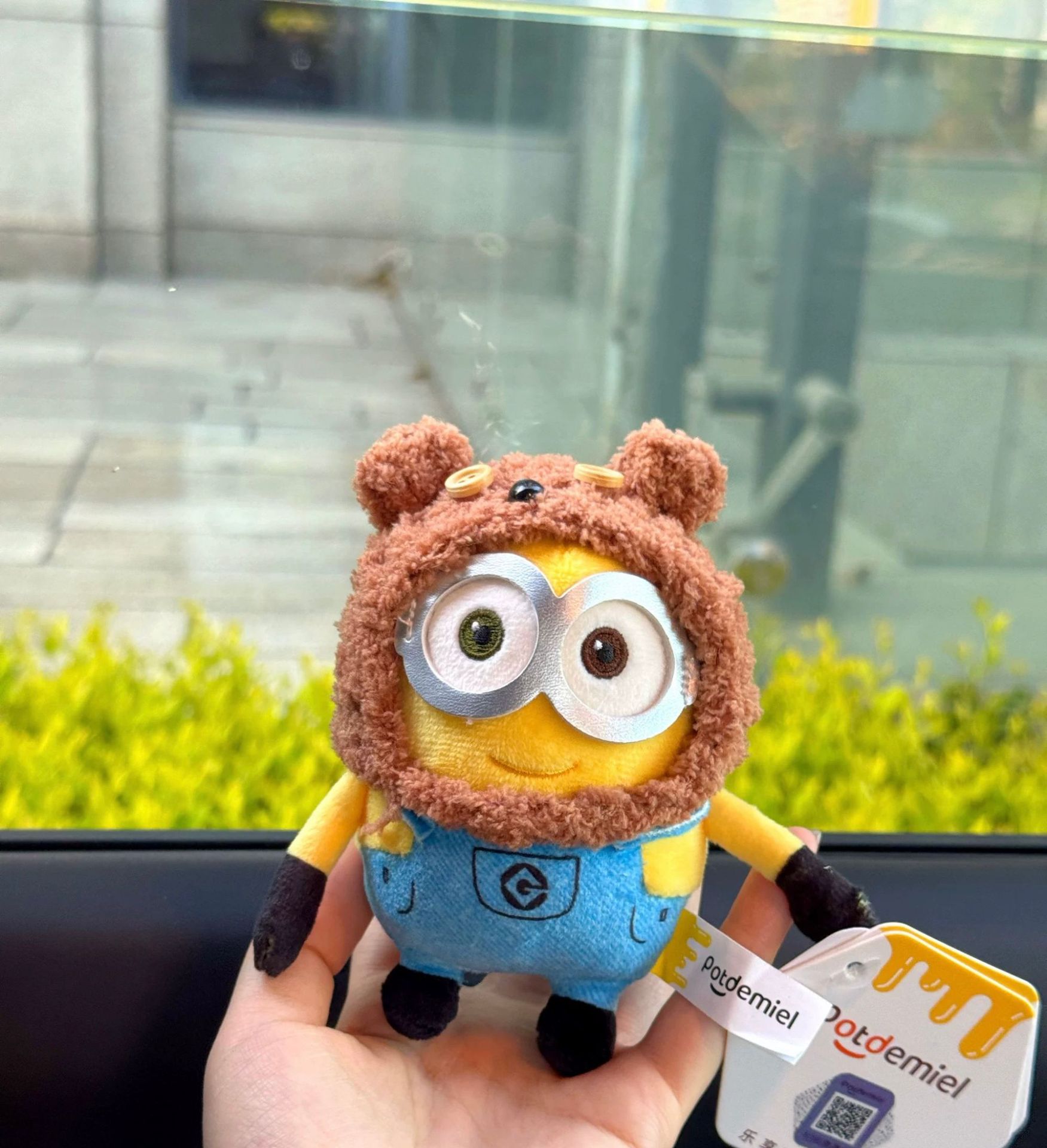 Cute Minion Car Seat Belt Shoulder Cover Car Decoration Car Goods New Car Gift for Girls