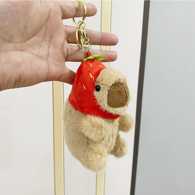 Colgante de felpa sanliou yugui perro llavero accesorios muñeca coolomi muñeca regalo juguete