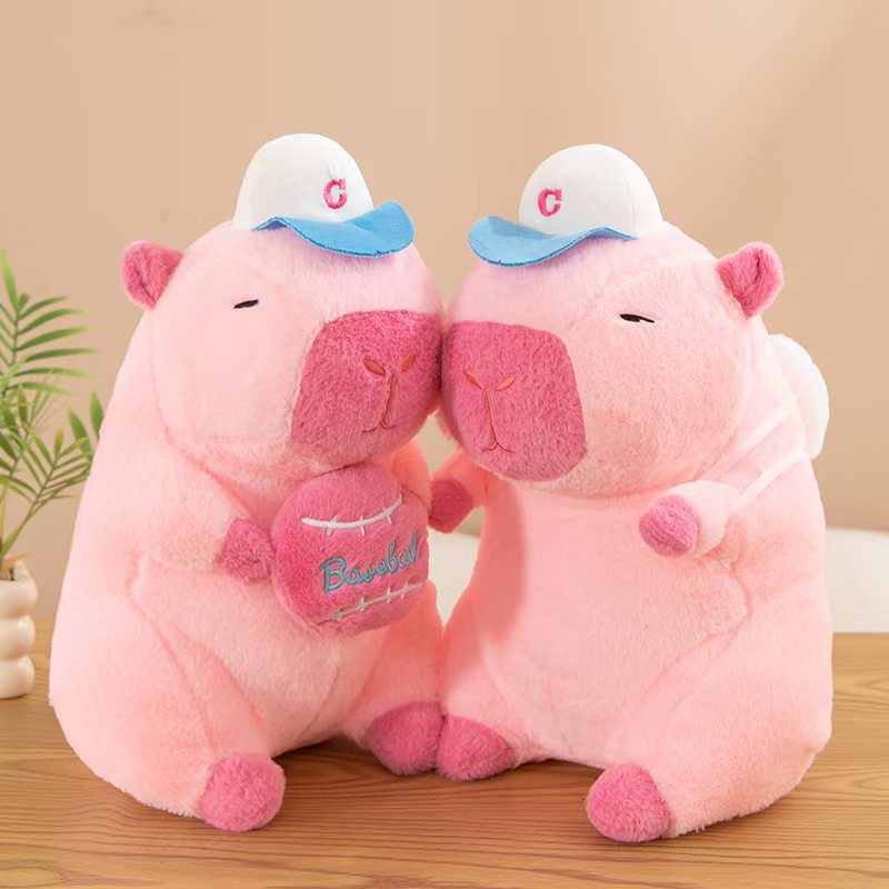 Peluche grande de capibara de 38 cm - Para intercambio en máquinas de garra - Uso en bodas y eventos interactivos - Juguete promocional image 6