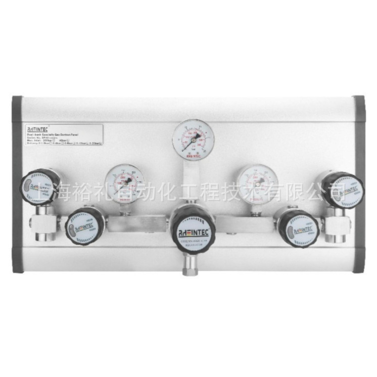 莱茵RHEINTEC不锈钢316L特气调压阀 气体减压器 半自动切换装置