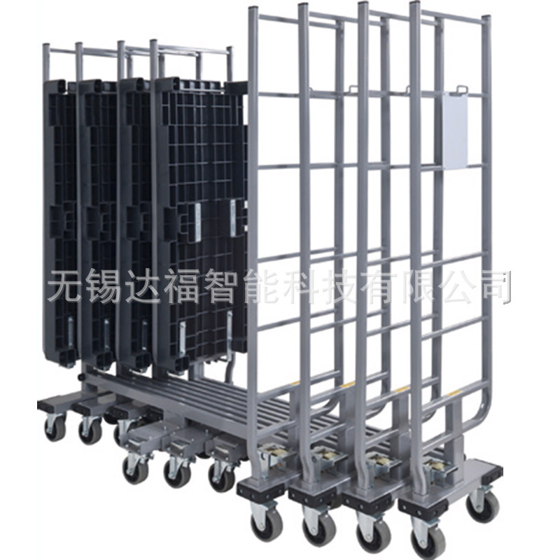 厂家直销塑料底板类型六轮物流台车DJB