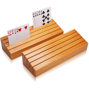 Dongguan Bamboo and Wood Products Factory Wooden Card Base Card Storage Rack Note Rack Postcard Photo Placement Rack