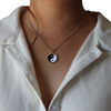 Pendant, universal necklace for leisure, accessory, simple and elegant design