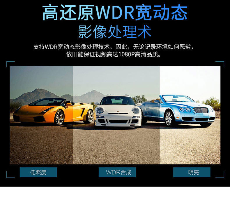 Suitable for 2025 New Rearview Mirror Driving Recorder Car Full-Screen Front and Rear Dual-Camera Ultra-High-Definition Night Vision