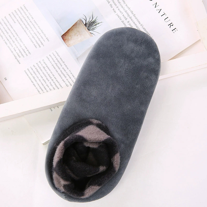 Calcetines de piso forrados de lana engrosados adultos Otoño e Invierno hombres y mujeres de dispensación suave antideslizante súper suave cálido Centro de Educación Temprana Calcetines