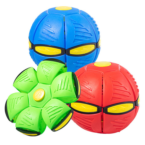 Internet celebrity elastic step ball deformation UFO ball foot step deformation luminous children's outdoor educational toy street stall hot sale
