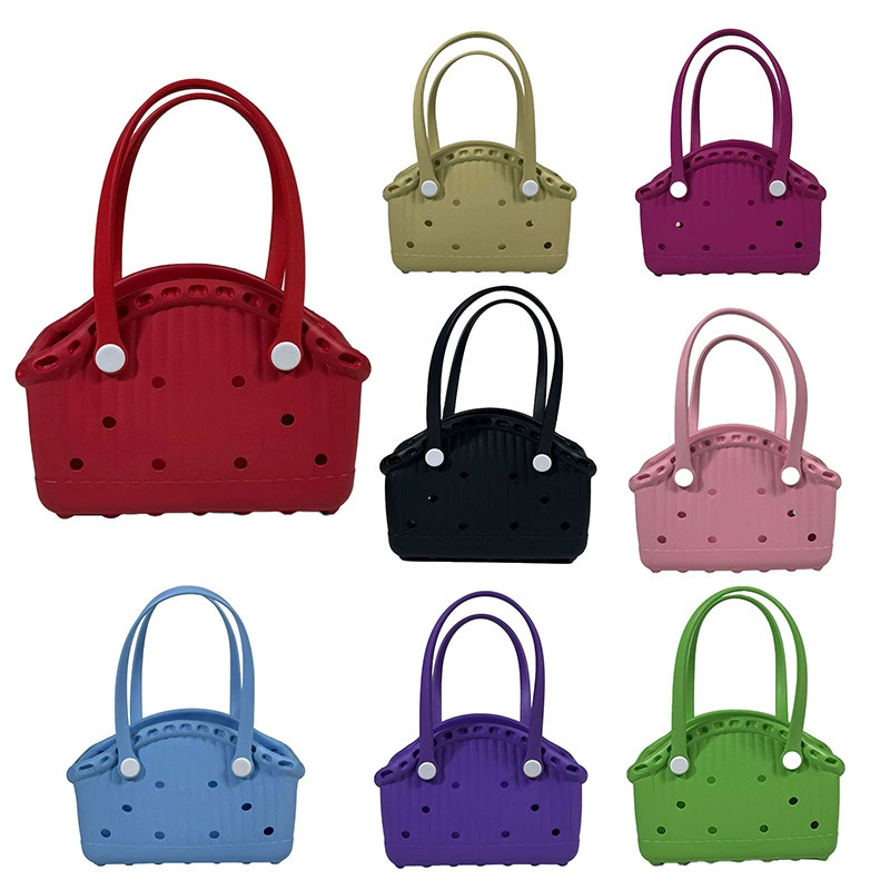 Cross-border Hot Selling EVA Beach Bag Outdoor Portable Pet Bag Ultra Light Waterproof Hole Bag Beach Women's Handbag