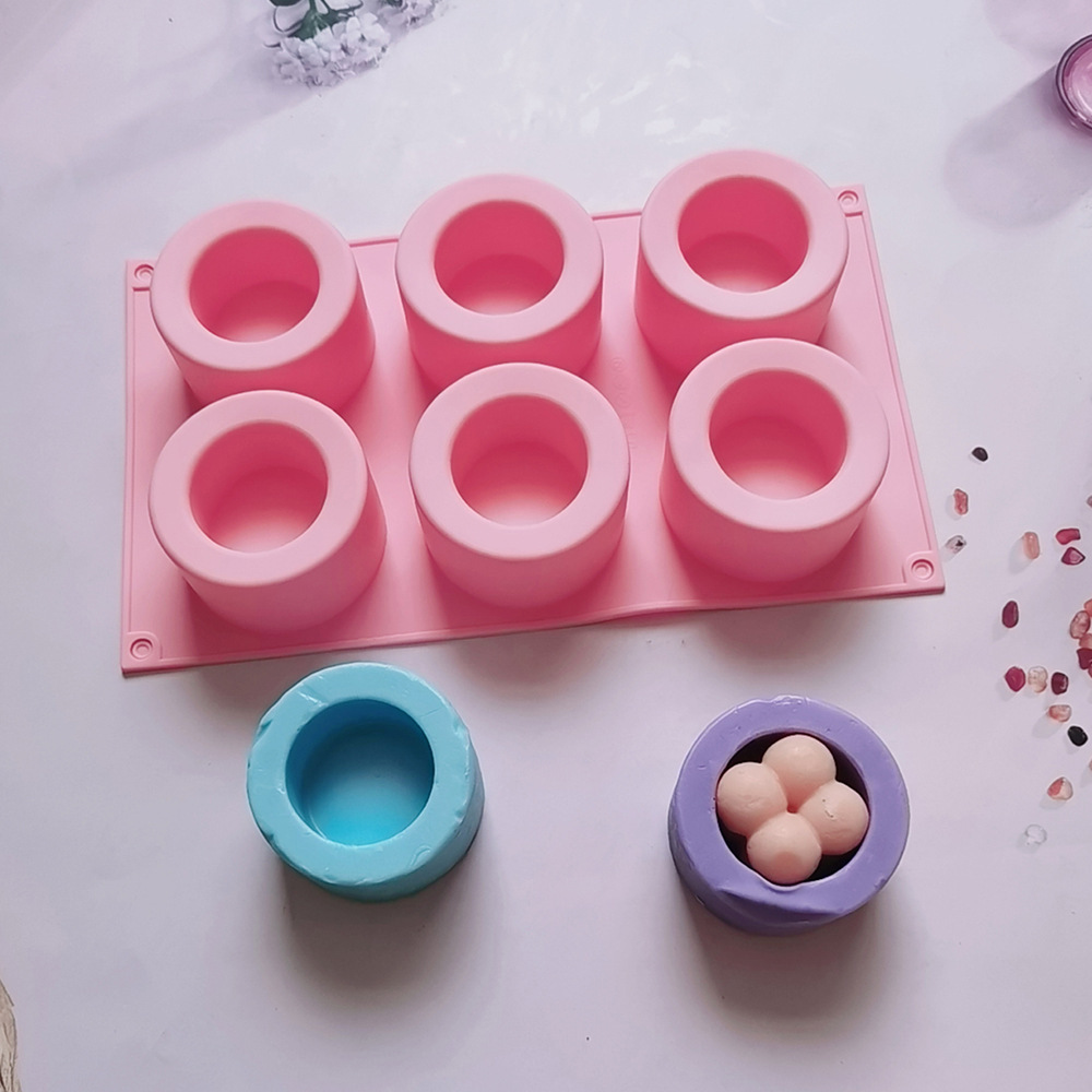 Silicone 6 copas 156 galletas molde de silicona molde de postre molde de hielo pastel horneado harina de arroz