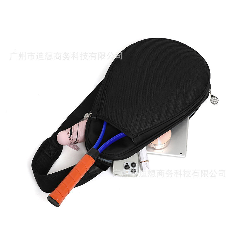 Bolsa de raqueta de bádminton 2025 nuevo paquete de raqueta de hombro ligero inclinado al aire libre bolso de entrenamiento de tenis resistente al desgaste image 5