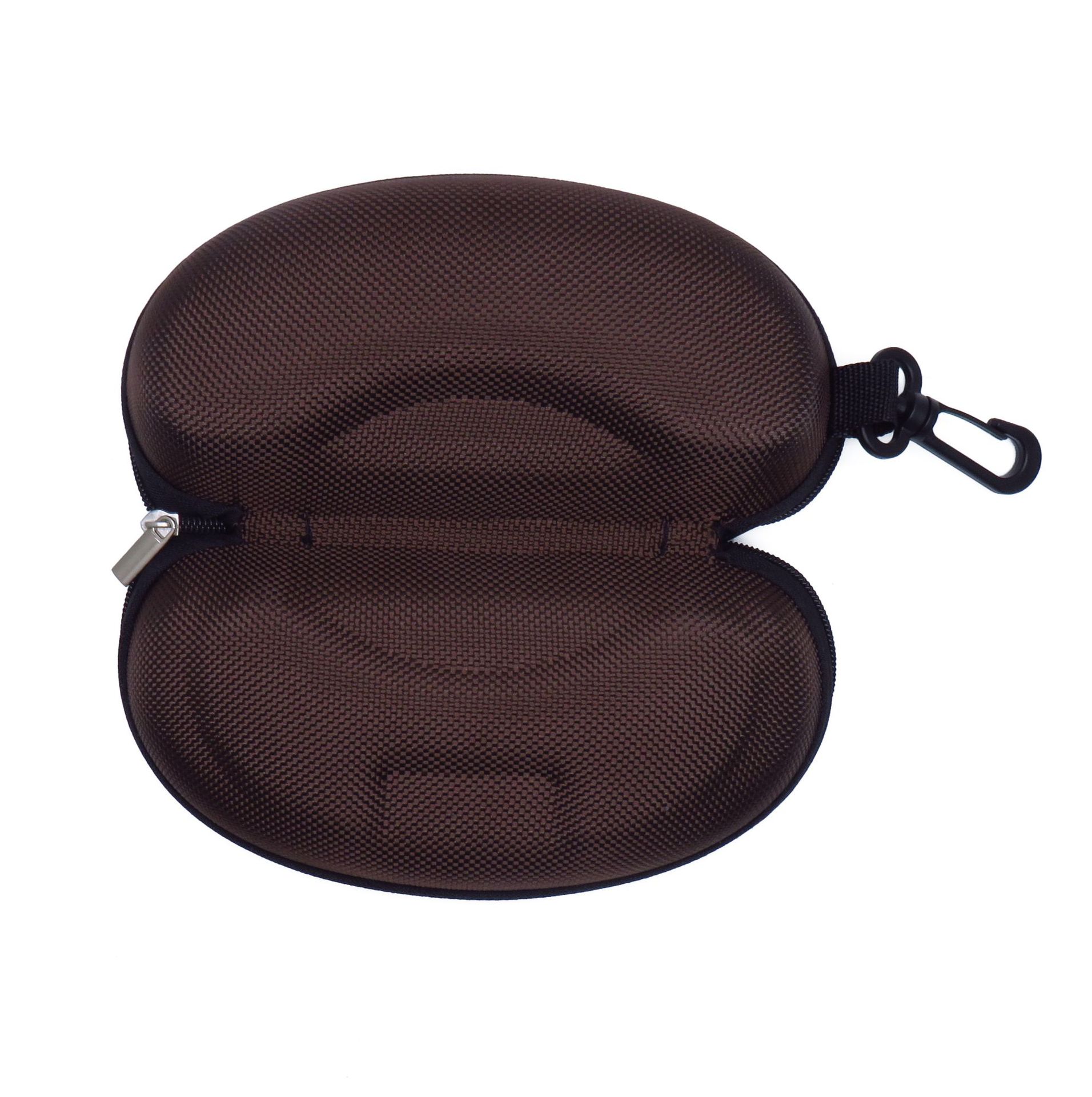 卸売EVAメガネケース オックスフォード布製 耐圧・耐衝撃サングラスケース フック付きジッパー式メガネケース メガネバッグ