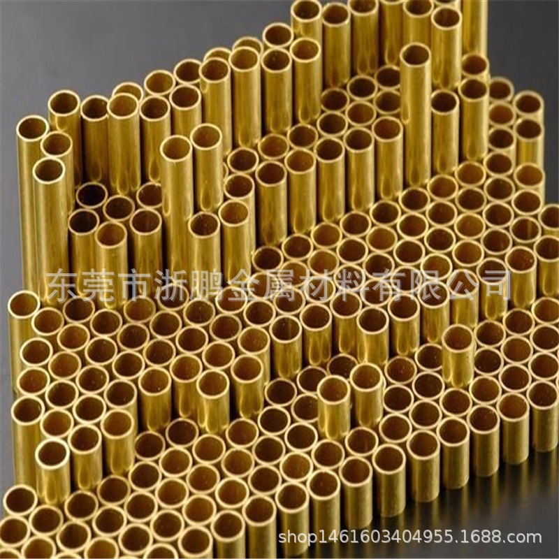 现货供应 H59/H62/H65黄铜管 精扎黄铜毛细管 高精度切割开料