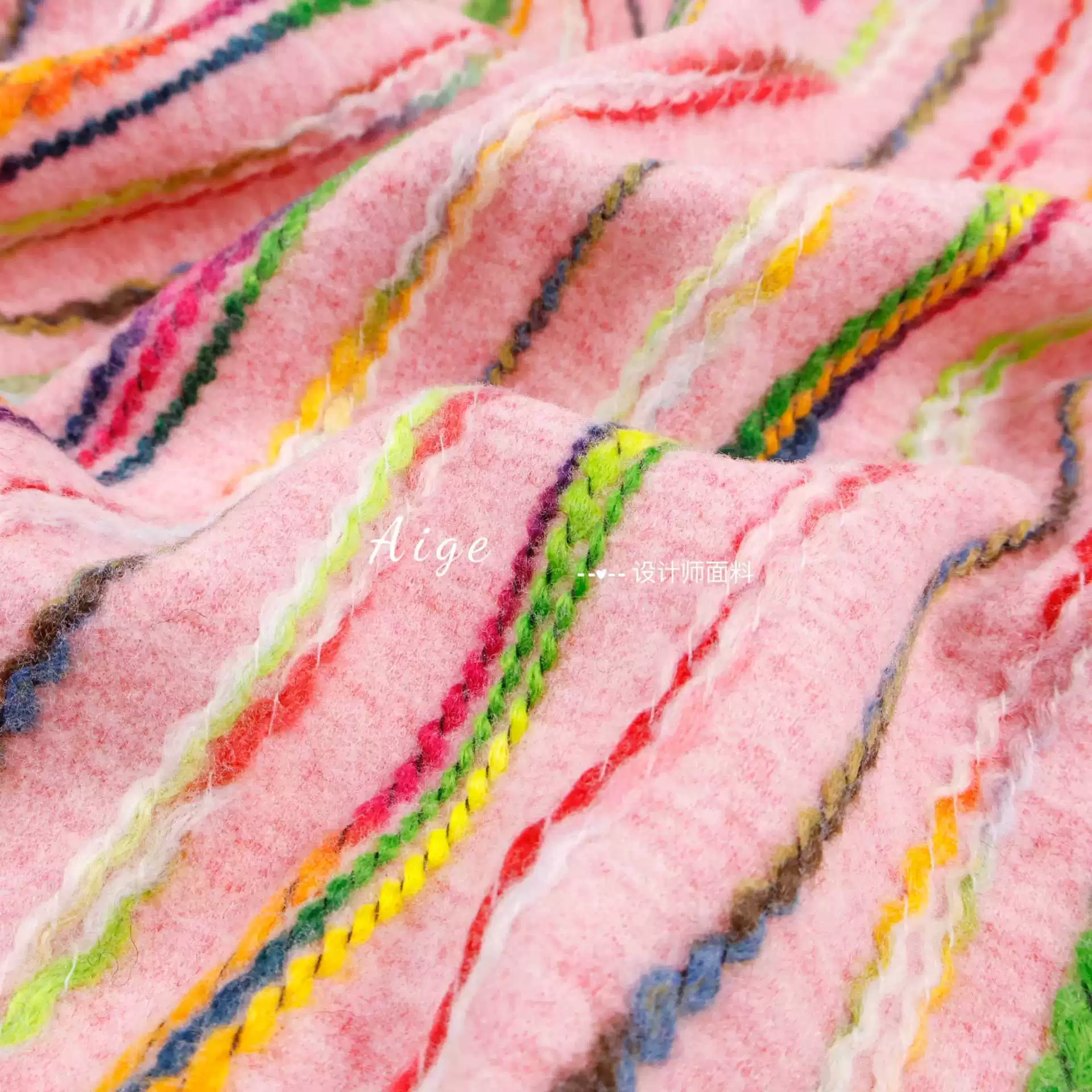 Retro fuchsia woolen cloth, design jacket