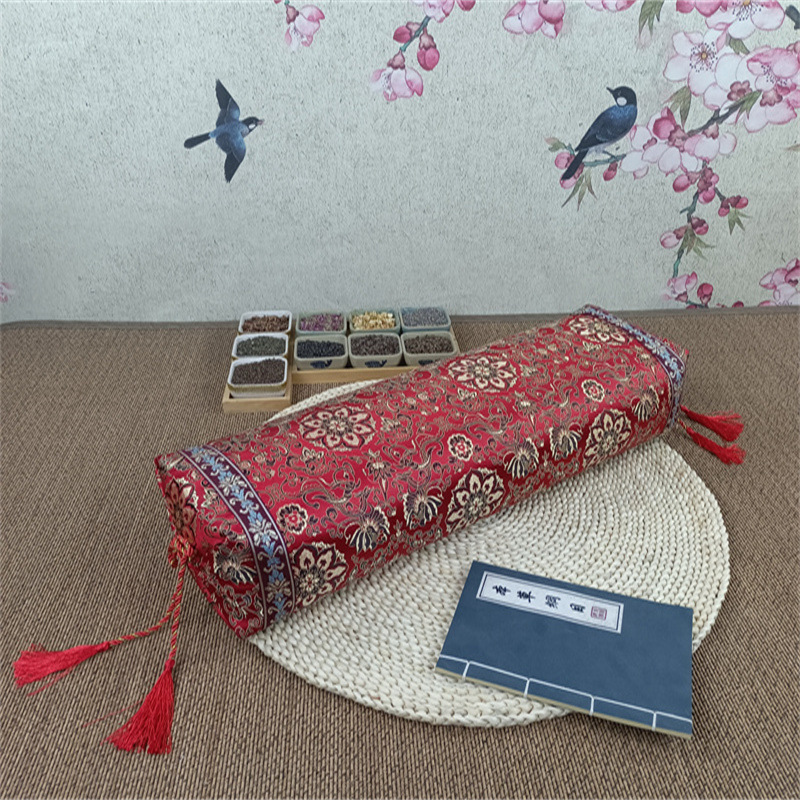 中国式枕錦織方枕カバー復古宮廷抱き枕漢方薬枕皮そば殻枕カバー卸売りメーカー|undefined