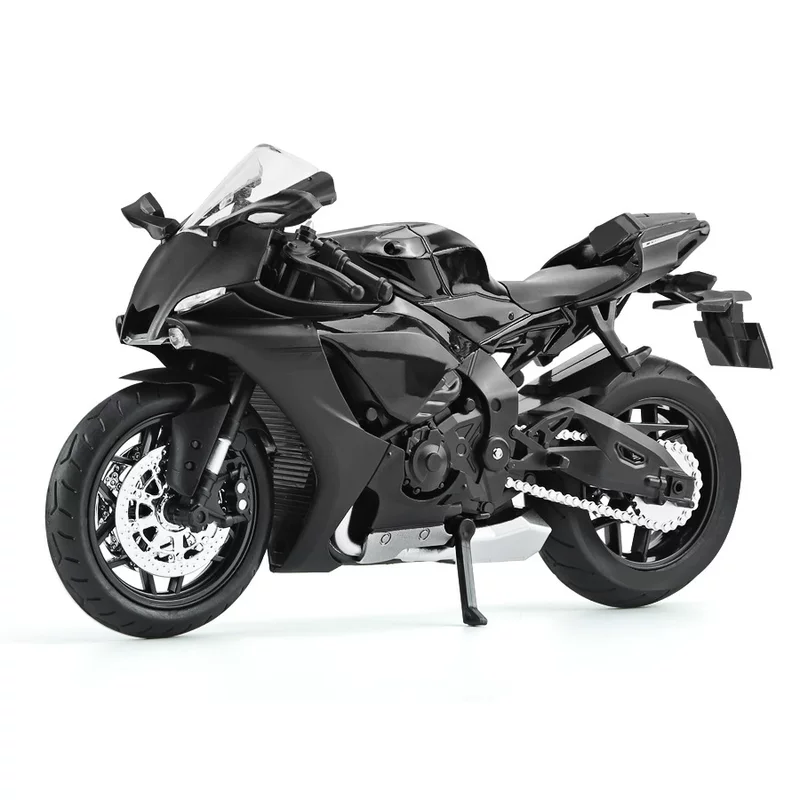 华一 Yamaha, внедорожный металлический мотоцикл, модель машины, реалистичная минифигура, игрушка, масштаб 1:12