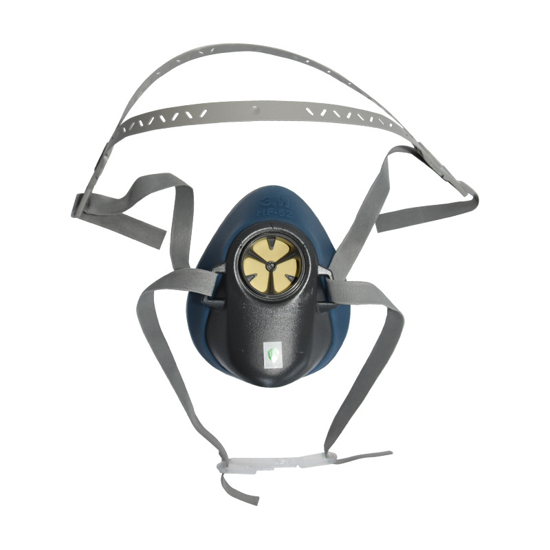 3M HF-52半面具防尘毒雾霾打磨工业粉尘硅胶材质半面罩