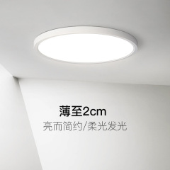 Ultra-thin LED ceiling light round bedroom living room light simple modern rectangular Nordic restaurant balcony aisle light