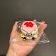 New hand-painted small new cover rabbit JC hamburger hand-kneading music food grade silicone decompression toy cream puree
